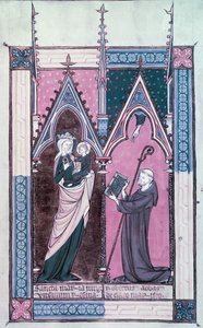Ms.174 fol.2 Abbé Robert de Clairmarais présente sa copie de 